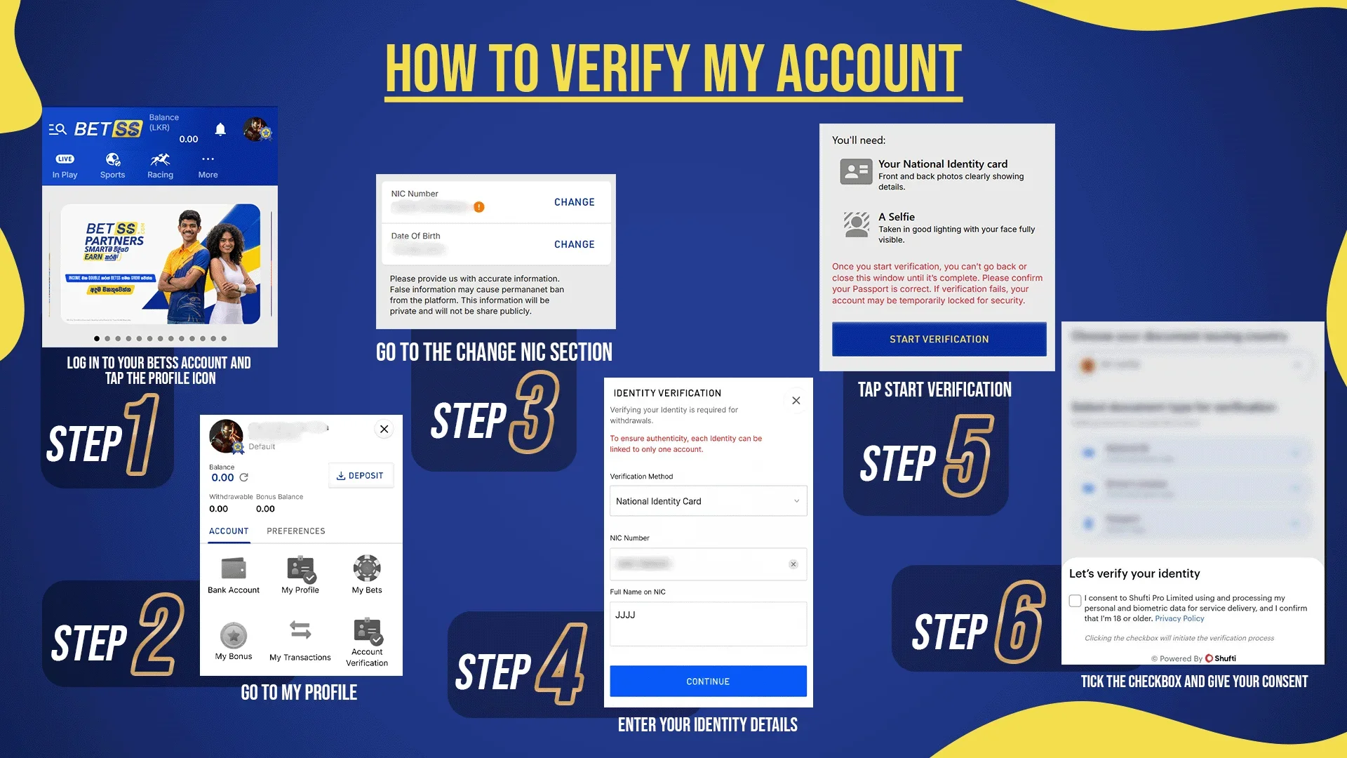 HOW TO I VERIFY MY ACCOUNT